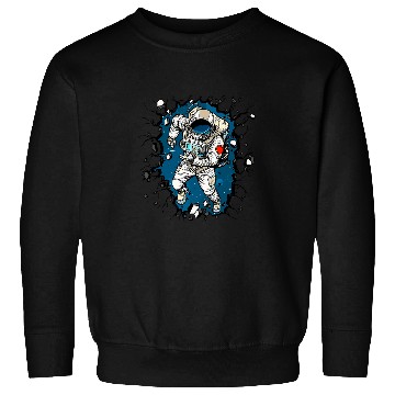 Discover NASA Space Astronaut vintages Faded Breakout Cracked Poster Sweatshirts