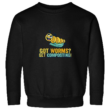 Discover Meal Worm Farming Vermiculture Compost Worm Farmer 214 Sweatshirts