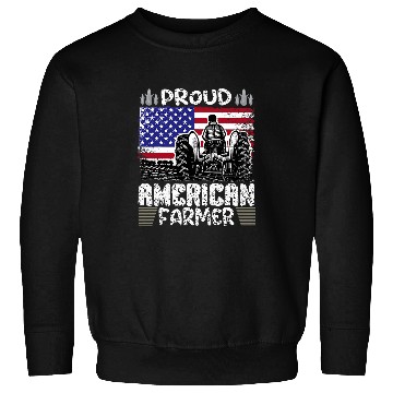 Discover Lofty American Farmer 2US Flag Lovable Pleasant Quote Sweatshirts