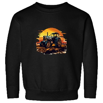 Discover Tractors Farmer 2vintages Sunset Sweatshirts