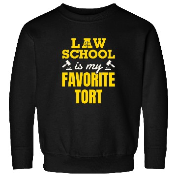 Discover Funny Law School Student Tort Men Women Sweatshirts