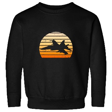 Discover Retro vintages Pilot Fighter Jet 3 Sweatshirts