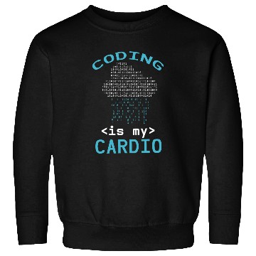 Discover Binary Coding Programmer Coding Is My Cardio Binary Code Sweatshirts