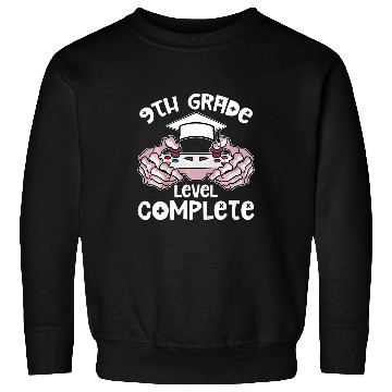 Discover Kids 9Th Grade Level Complete Graduation Gamer Elementary Student Sweatshirts