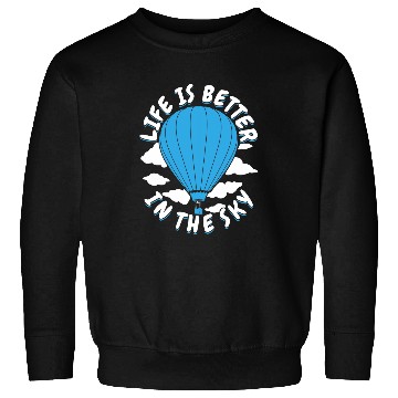 Discover Hot Air Balloon Pilot Design Sweatshirts