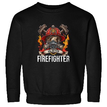 Discover Volunteer Firefighter Nonprofit Work Volunteer Fireman Sweatshirts