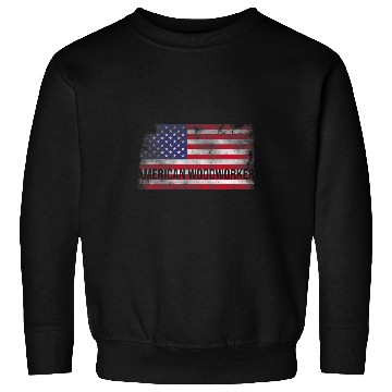 Discover American Wood Worker Craftsmen Legendary US Union Carpenter Sweatshirts