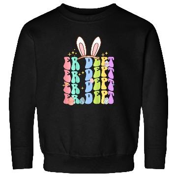Discover Easter ER Dept Easter Emergency Department ER nurses Easter Sweatshirts
