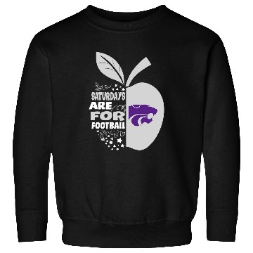 Discover Kansas State Wildcats Teacher Apple Saturdays For Football Sweatshirts