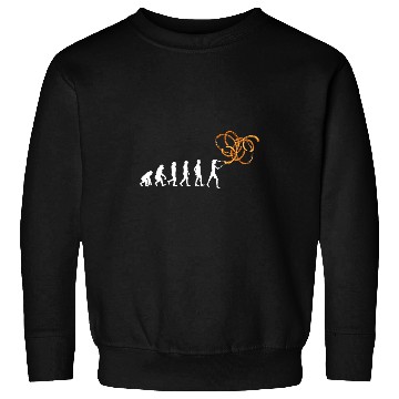 Discover Poi Human Evolution Fires Dancing Fires Spinner Poi Spinning Sweatshirts