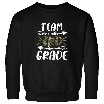 Discover Funny Team 3rd Grade Camo Teacher Student Back To School Sweatshirts