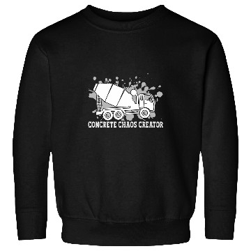 Discover Construction Batching Chaos Concrete Mixer Truck Driver Sweatshirts