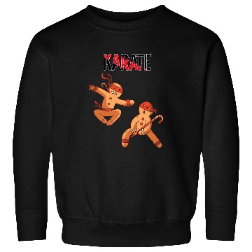 Discover Karate Ninja Christmas Gingerbread Sweatshirts
