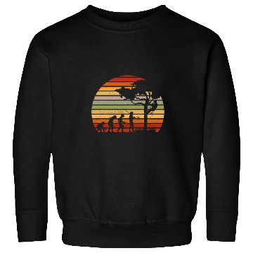 Discover Retro Arborist Evolution Tree Surgeon Arboriculturist Sweatshirts