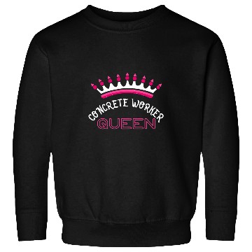 Discover Concrete Worker Queen Construction Sweatshirts
