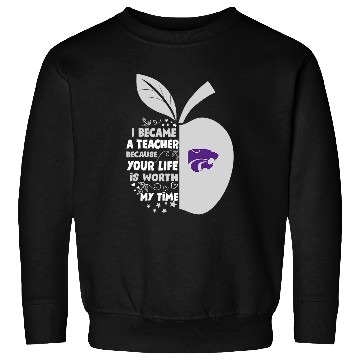 Discover Kansas State Wildcats I Became Teacher Team Sweatshirts
