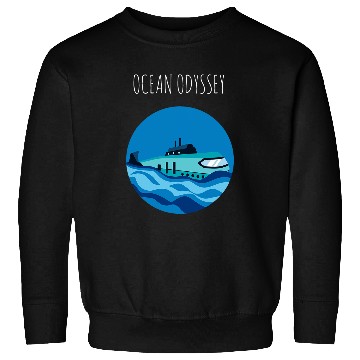 Discover Ocean Odyssey Cool Retro Submarines Designs Present Sweatshirts