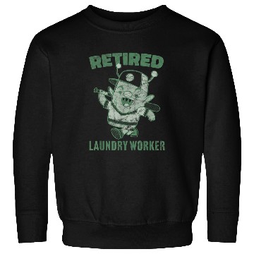 Discover Funny Retirement Design Monster with baseball bat Sweatshirts