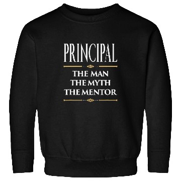 Discover Mens Principal Man Myth Mentor School Group Men Student Sweatshirts