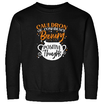 Discover Mental Health Brewing Positive Thoughts Halloween Sweatshirts