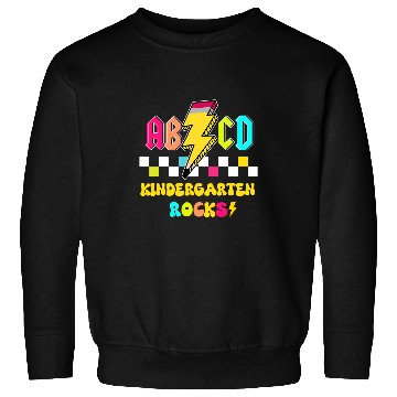 Discover Kindergarten ABCD Rocks Teacher Student Back to School Sweatshirts