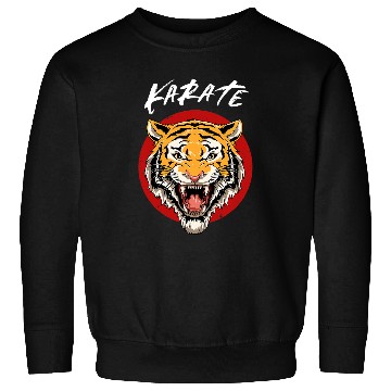Discover Karate Tiger Head Sweatshirts