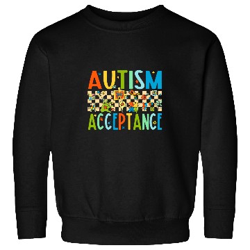 Discover Autism Awareness Month Acceptance Special Education Teacher Sweatshirts