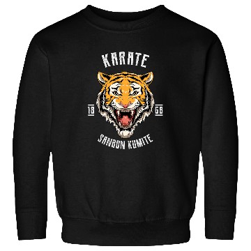 Discover Karate Tiger Head Karate Japanese Martial Arts 1 Sweatshirts