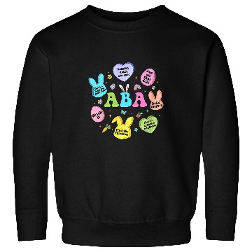 Discover ABA Easter Day Behavior analyst Bunny Eggs Funny Therapist Sweatshirts