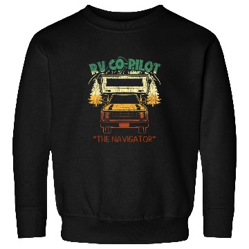 Discover rv copilot camper vacation road trip navigator 3 Sweatshirts