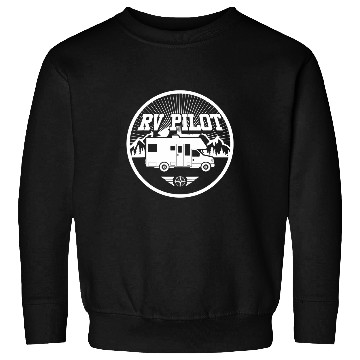 Discover RV Pilot Funny Motorhomes RV Travel Sweatshirts