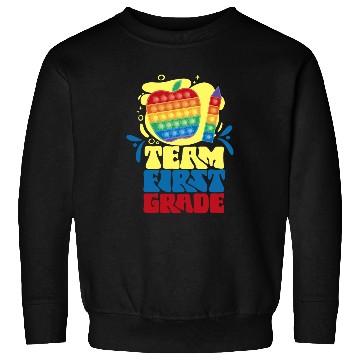 Discover Team First Grade Pupil Back To School Teacher School Sweatshirts