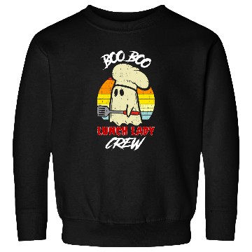 Discover Halloween Lunch Lady Costume Funny School Cafeteria Worker Sweatshirts