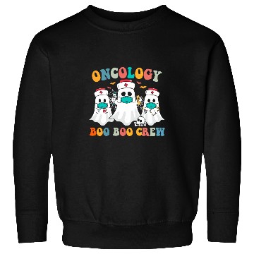 Discover boo boo crew oncology nurses halloween scrub Sweatshirts