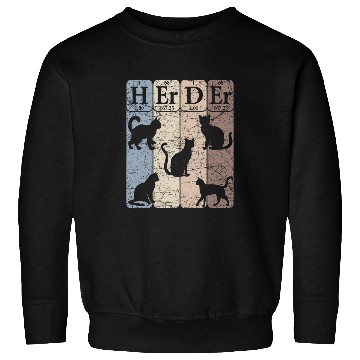 Discover Cat Herder Periodic Table Elements Cat Lover Cat Scientist 2 Sweatshirts