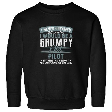 Discover Pilot Grumpy and Old Sweatshirts