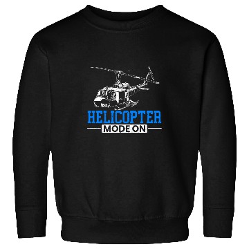 Discover Helicopter Mode On Flight Instructor Aeronautics Aviator Sweatshirts