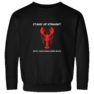 Discover Dr Professor Peterson  Upright Lobster Sweatshirts