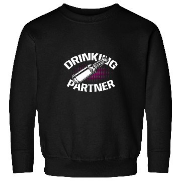 Discover Drinking Partner Party Student College Alcohol Sweatshirts