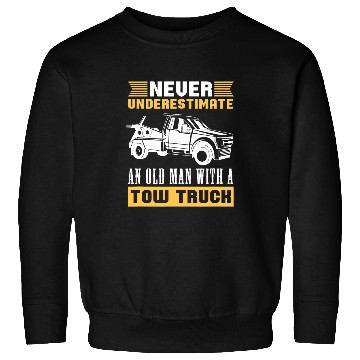 Discover Tow Truck Driver Breakdown Lorry Thin Yellow Line Trucker 2 Sweatshirts