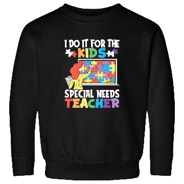 Discover Teacher Puzzle Scholar Educator Student Special Education Sweatshirts