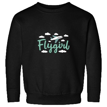 Discover Pilot Girl Flight Attendant Sweatshirts