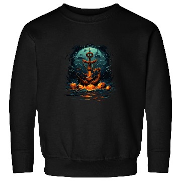 Discover Halloween Boat Anchor 2 Sweatshirts