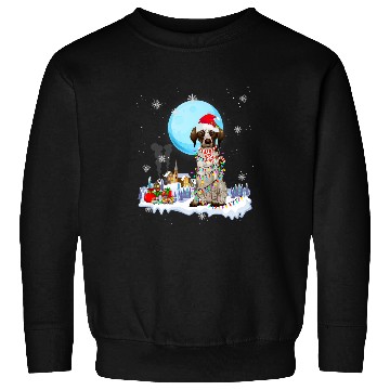 Discover german shorthair pointer dog cute christmas lights lover 2 Sweatshirts