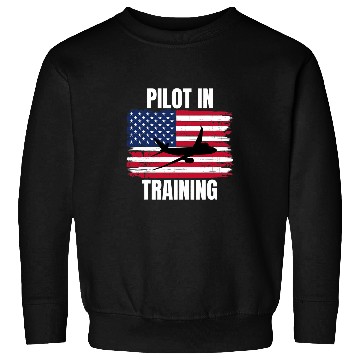 Discover Pilot In Training Airplane Aviation Flying Flight Student Sweatshirts