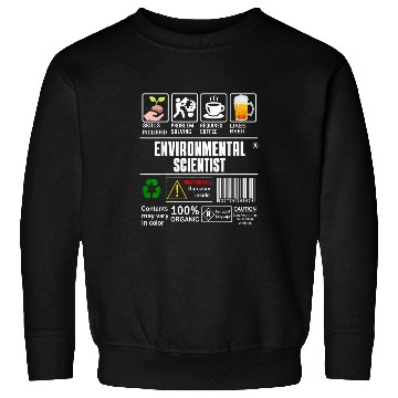 Discover Environmental Scientist Facts Scientist Student Beer Sweatshirts