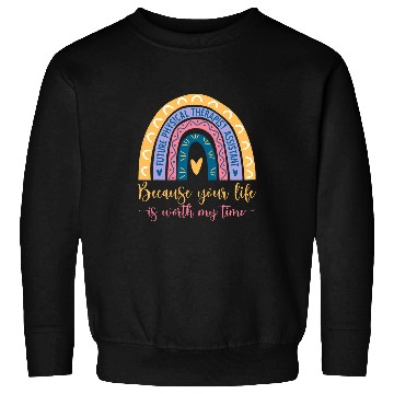 Discover Future Physical Therapist Assistant In Progress Rainbow Sweatshirts