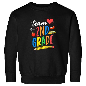 Discover Team 2nd Grade Teacher Student First Day Back to School Sweatshirts