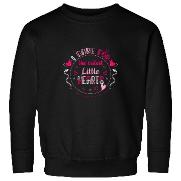 Discover I Care For Cutest Little Hearts nurses Valentines Day Nursing Sweatshirts