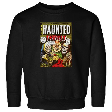 Discover Halloween Horror Devil Grim Reaper vintages Comic Book Retro Sweatshirts